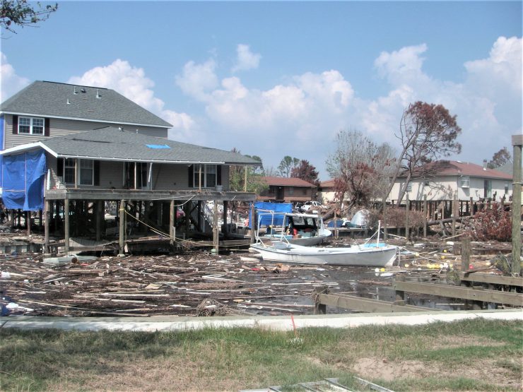 Wreckage After a Natural Disaster